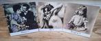 Nostalgische afbeeldingen op kunststof lijstjes, Moins de 50 cm, -, Utilisé, Moins de 50 cm