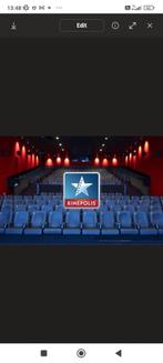 Ticket (s) Kinepolis valables jusqu'au 07-09-204, Tickets & Billets, Trois personnes ou plus, Billet gratuit pour tous les films
