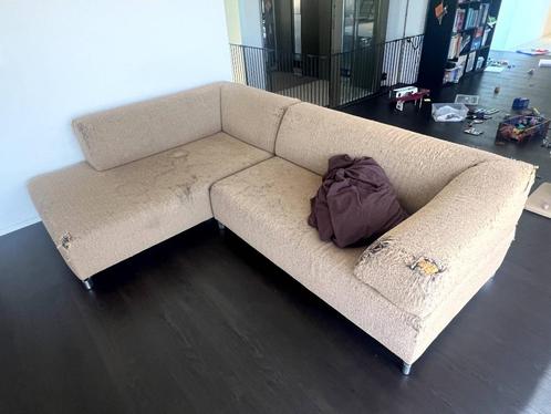 Zetel, Huis en Inrichting, Zetels | Zetels, Gebruikt, Hoekbank, Vierpersoons of meer, 250 tot 300 cm, 150 cm of meer, Stof, Ophalen