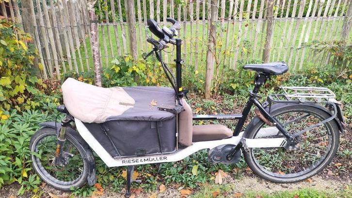 riese & müller packster 40 hs Eviolo, Fietsen en Brommers, Fietsen | Bakfietsen, Gebruikt, Overige merken, 1 kind, Elektrisch
