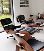 Neuf fauteuil style eames lounge cuir et palissandre, Nieuw
