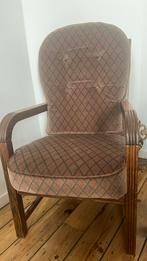 fauteuil en bois très bonne qualité, Huis en Inrichting, Fauteuils, Ophalen, Zo goed als nieuw, Hout