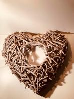 Houten Hart, Huis en Inrichting, Woonaccessoires | Kransen, Ophalen, Zo goed als nieuw