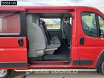 Fiat Ducato 130pk Dubbel Cabine L2H1 Trekhaak Airco Camera W, Stof, Gebruikt, Euro 6, 3000 kg