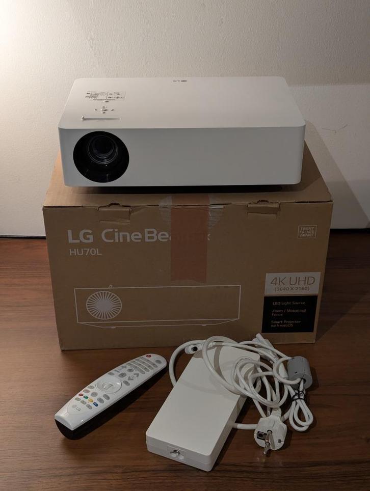 LG HU70LS 4K-projector, Audio, Tv en Foto, Beamers, Zo goed als nieuw, LED, Ultra HD (4K), Ophalen of Verzenden