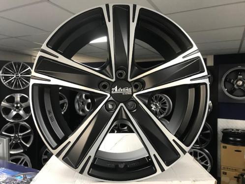 NIEUWE 17 inch 5x100 zwart polish sportvelgenset VW Audi Sea, Autos : Pièces & Accessoires, Pneus & Jantes, Jante(s), 17 pouces