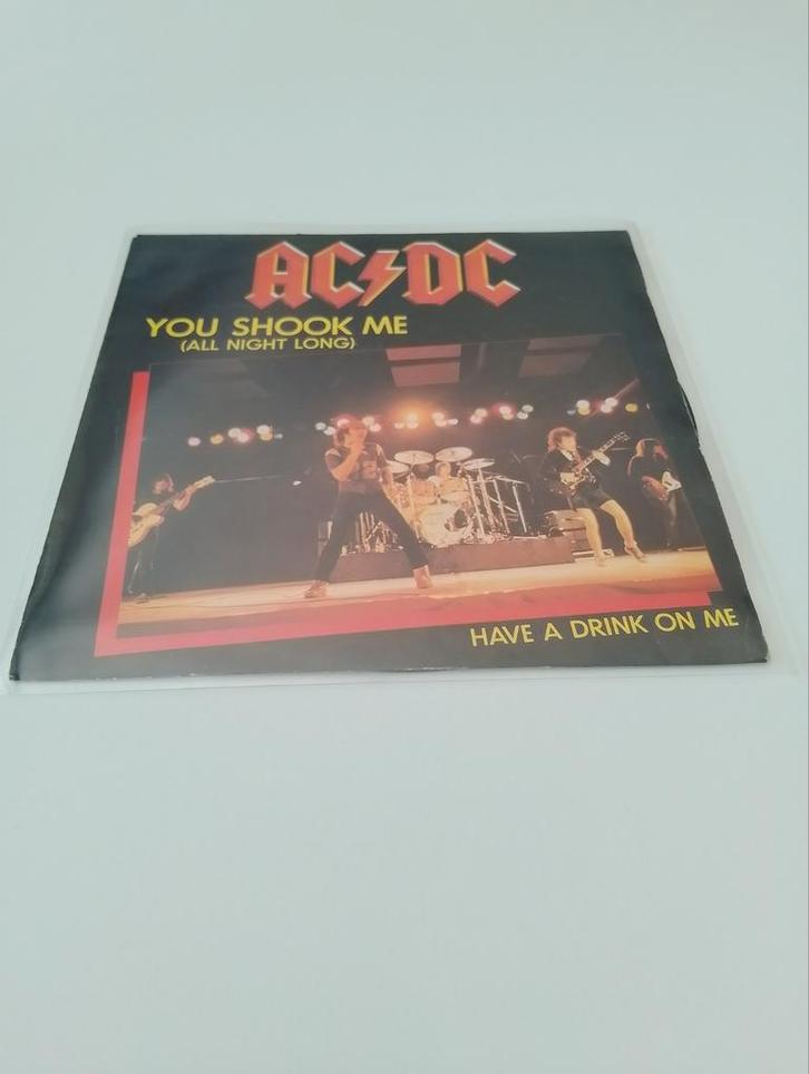 AC/DC - You shook me (all night long), Cd's en Dvd's, Vinyl Singles, Zo goed als nieuw, Ophalen of Verzenden