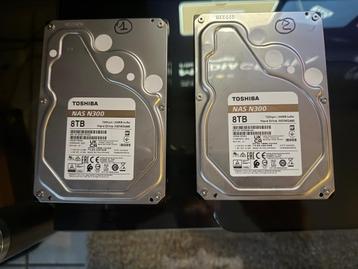 hdd toshiba de 8 to sous garantie encore 1 an beschikbaar voor biedingen