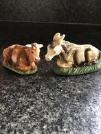 Os en ezelf voor kerststal, Verzamelen, Ophalen of Verzenden, Gebruikt