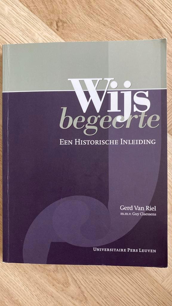 Wijsbegeerte - Gerd Van Riel, Boeken, Studieboeken en Cursussen, Gelezen, Ophalen of Verzenden