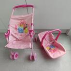 *9.  DISNEY PRINCESS Setje poppenbuggy en draagstoel   **23€, Kinderen en Baby's, Ophalen, Zo goed als nieuw