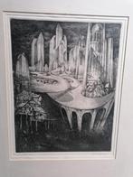 Guido Mariman gravure, Antiek en Kunst, Ophalen