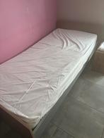 Matrasbeschermer + hoeslaken 1 p bed, Ophalen of Verzenden, Zo goed als nieuw, Wit