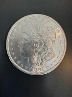 Morgan dollar 1881 s, Timbres & Monnaies, Enlèvement ou Envoi, Monnaie en vrac, Argent