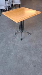 42 bistro horeca EIKEN tafels 70x70 cm zwart onderstel cafe, Ophalen of Verzenden, Zo goed als nieuw