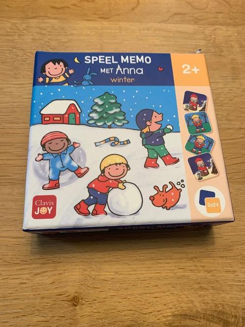 Memory spel ‘Speel memo met Anna - WINTER’, Kinderen en Baby's, Speelgoed | Educatief en Creatief, Zo goed als nieuw, Puzzelen