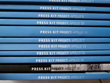 Nasa Press kit boeken + Apollo Guidance+ Moonfire