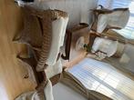 rotan zetel veranda living 4 stuks + salontafel, Ophalen, Nieuw, Rotan