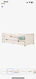 Bed jonne Bopita wit 90x200 eenpersoonsbed met onderlade, Kinderen en Baby's, Ophalen, Zo goed als nieuw, Matras