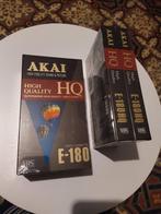 VHS cassette - 4 stuks - nieuw in verpakking - AKAI video, Cd's en Dvd's, Ophalen of Verzenden, Nieuw in verpakking