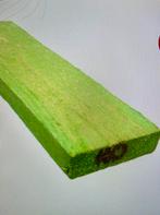 Valies plank geïnpregneerd 100mm x 25mm  4m80 lang, 25 tot 50 mm, Grenen, Nieuw, Plank