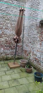 parasol et pied, Tuin en Terras, Parasols, Ophalen, Gebruikt, Kantelbaar, 2 tot 3 meter