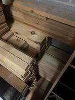 44 nieuw geschaafd hout, Tuin en Terras, Terrasdelen en Vlonders, Ophalen, Zo goed als nieuw, Hout