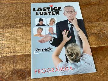 Theater Programmaboek LASTIGE LUSTEN (komedie) 🎭 beschikbaar voor biedingen