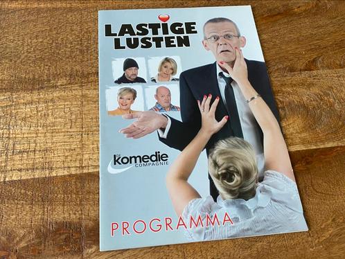 Theater Programmaboek LASTIGE LUSTEN (komedie) 🎭, Verzamelen, Tijdschriften, Kranten en Knipsels, Ophalen of Verzenden