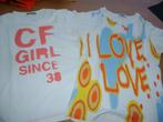 T-shirt CF on Line et Moschino en taille 152, Enfants & Bébés, Comme neuf, Fille, Chemise ou À manches longues, Enlèvement ou Envoi