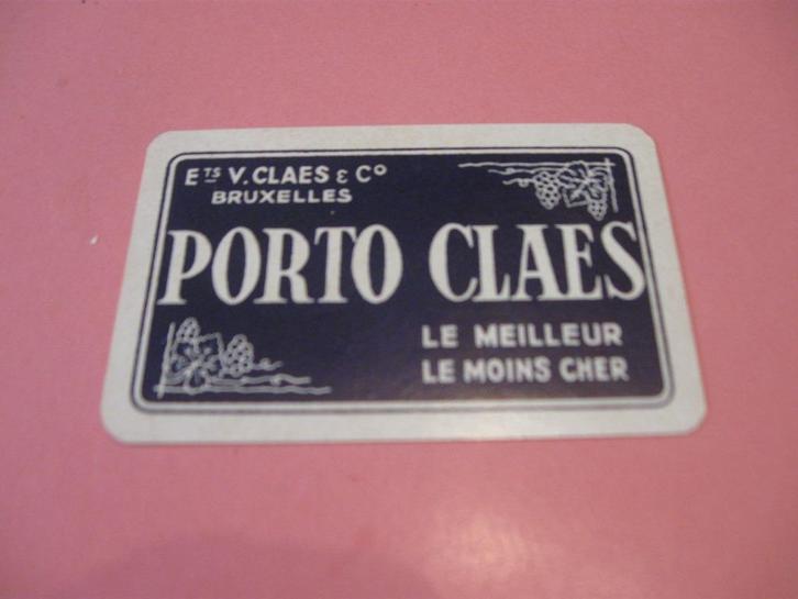 1 oude speelkaart Porto Claes , Bruxelles (198), Verzamelen, Speelkaarten, Jokers en Kwartetten, Zo goed als nieuw, Speelkaart(en)