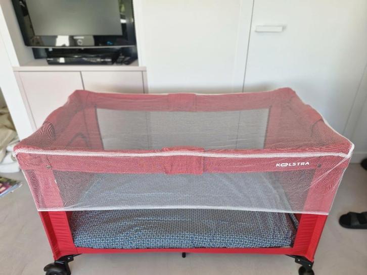 reisbed van merk koelstra met toebehoren, Kinderen en Baby's, Babywiegjes en Ledikanten, Zo goed als nieuw, Reisbedje, Ophalen