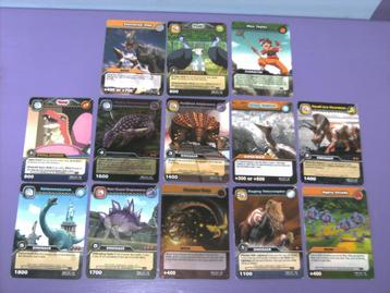 13 Kaarten: dinosaur king. beschikbaar voor biedingen