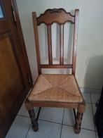 6 houten stoelen met biezen, Ophalen