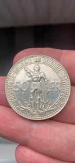 50 FR centenaire 1835 - 1935, Timbres & Monnaies