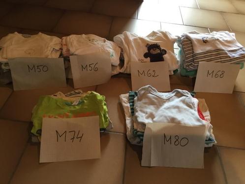babykleding jongen M50 tot en met M80 : 54 stuks, Kinderen en Baby's, Babykleding | Baby-kledingpakketten, Gebruikt, Ophalen