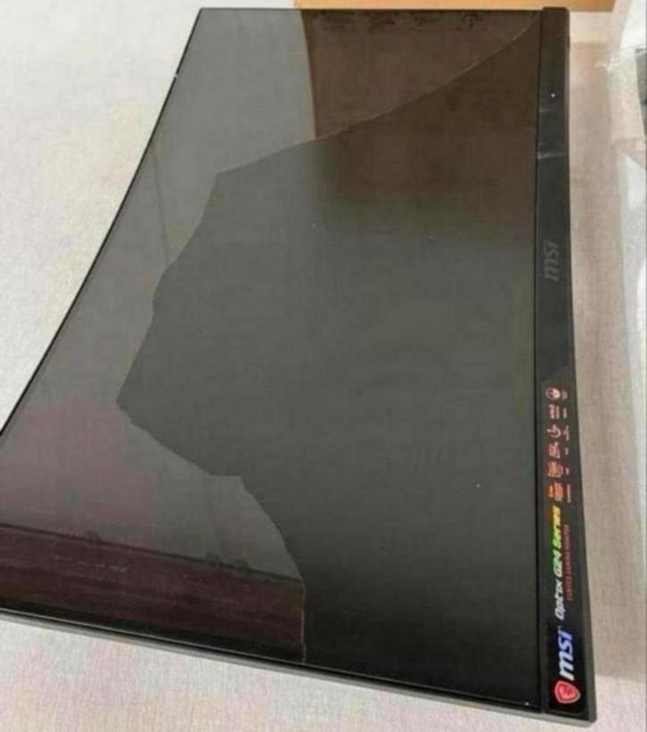 MSI Optix G24C4 24” Curved Gaming Monitor Scherm - DEFECT, Computers en Software, Monitoren, Niet werkend, Gaming, VA, HD, Ophalen of Verzenden