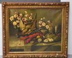 Groot schilderij Jules Cambier - Stilleven met kreeft, Antiek en Kunst, Ophalen of Verzenden