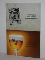 Affligem / Manneken Pis / Blik - Karton / Reliëf, Verzamelen, Verzenden, Gebruikt, Reclamebord