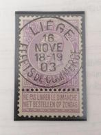 Belgique Belgique cob 67 magnifiquement oblitéré Liège Liège, Timbres & Monnaies, Enlèvement ou Envoi