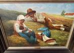 G. Quidousse - Schilderij, Antiek en Kunst, Kunst | Schilderijen | Klassiek, Ophalen of Verzenden
