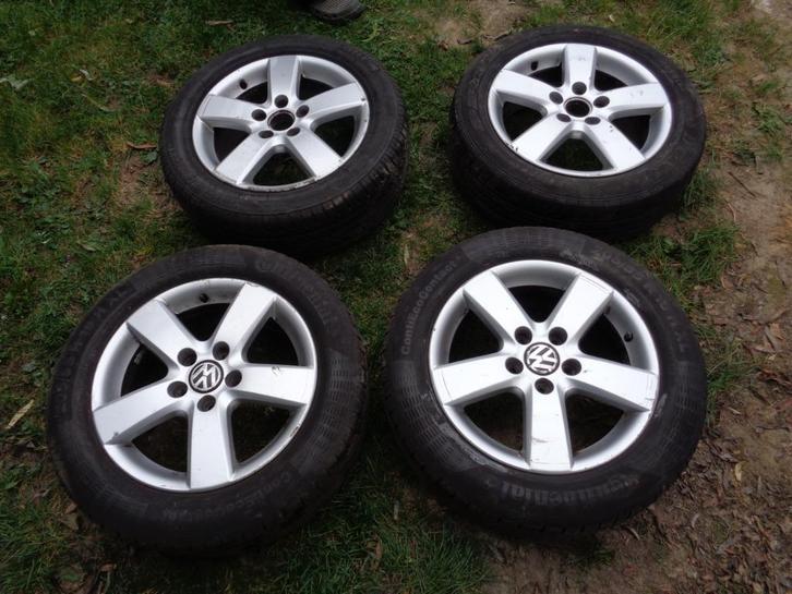 vw alu velgen volkswagen 5x112 16inch 6,5j et50 205/55/16, Auto-onderdelen, Banden en Velgen, Velg(en), Zomerbanden, 16 inch, 205 mm