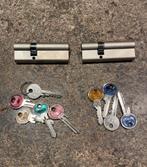 2 cylinder sloten met sleutels iseo, Envoi, Comme neuf