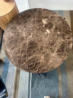 Marmer salontafel, Huis en Inrichting, Ophalen, Zo goed als nieuw, Metaal