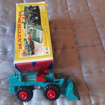MATCHBOX KINGSIZE K-10: AVELIN BARFORD TRACTOR SHOVEL*NEW*VI beschikbaar voor biedingen