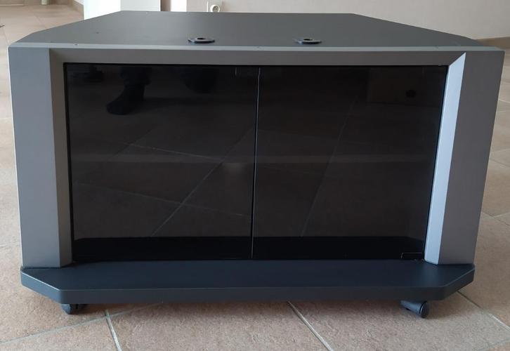 TV- en/of stereo meubel, Huis en Inrichting, Kasten |Televisiemeubels, Gebruikt, Minder dan 100 cm, 50 tot 100 cm, 50 tot 75 cm
