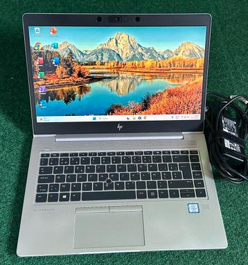 14”Hp EliteBook 840/G5 / i5-8350U/8gb ddr4/180gb ssd/Win 11/ beschikbaar voor biedingen