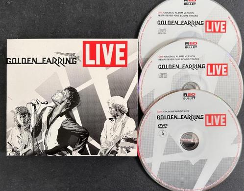 GOLDEN EARRING - Live Remastered & Expanded ( 2CD/DVD ), Cd's en Dvd's, Cd's | Rock, Zo goed als nieuw, Poprock, Verzenden