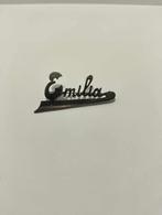 Vintage broche met naam Emilia, Handtassen en Accessoires, Antieke sieraden, Ophalen, Overige materialen, Broche