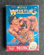 Tecmo World Wrestling NES - compleet, Gebruikt, 2 spelers, Ophalen of Verzenden, Sport